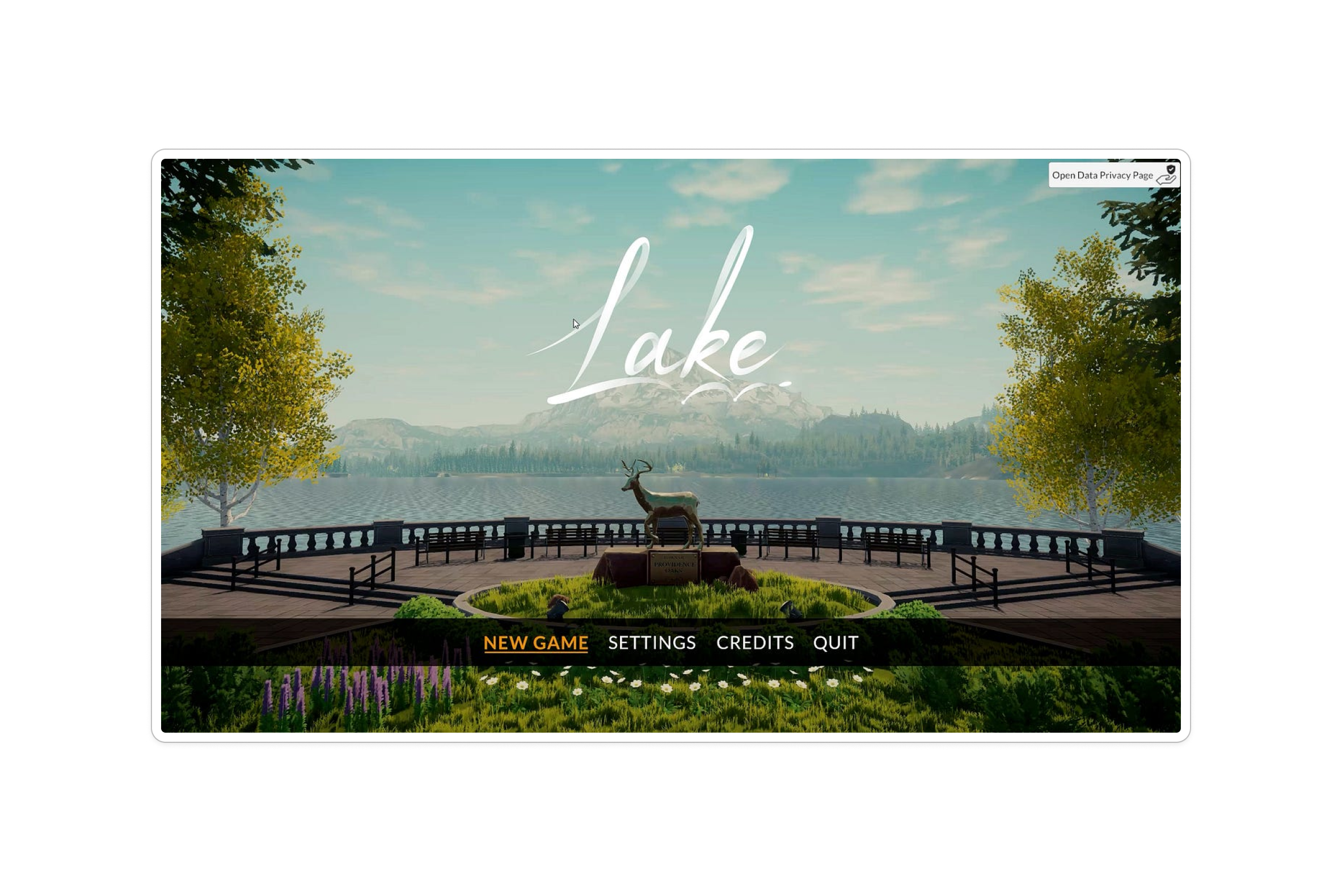 UI menu reference, cozy game main menu layout used as inspiration for screen hierarchy